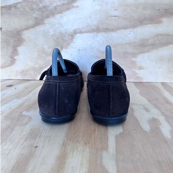 Prada - Buckled - Moccasin Flats - Brown - Men's - 6 - Picture 6 of 9